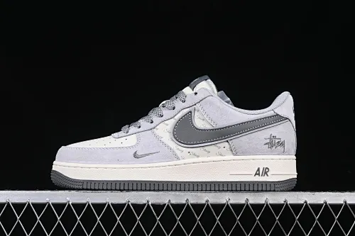 All Categories Nk Air Force 1 Air Force Series Nk Air Force 1 Low Air Force Low Nk Air Force 1'07 Low Stusi Joint-Zhuba Gray Hook Air Force One Low-top Casual Shoes XZ3318-066